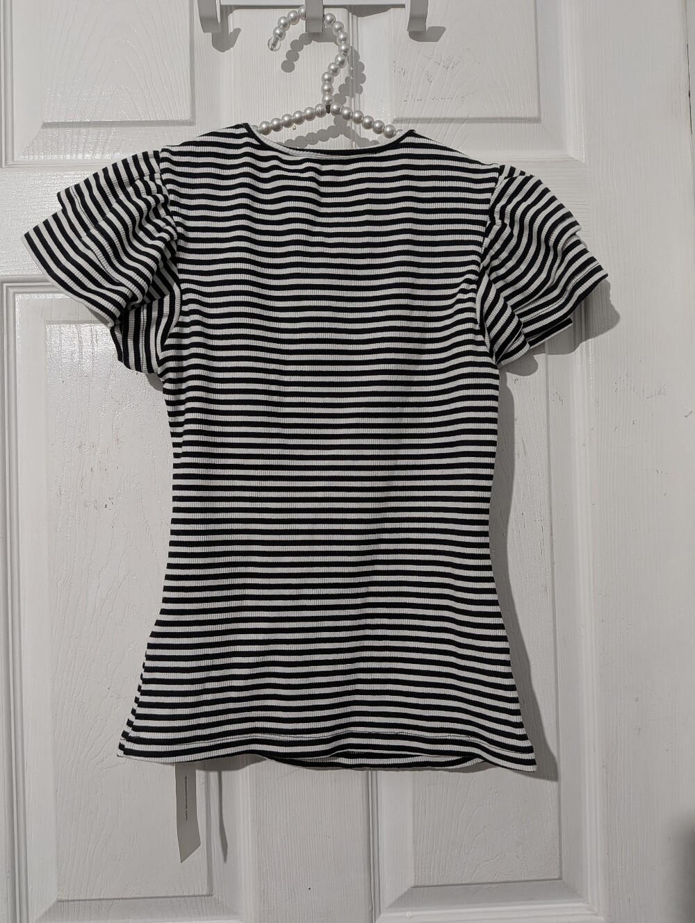 Commense Striped Ribbed Top - Picture 14 of 16